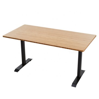 US uplift standing desk bamboo desk top