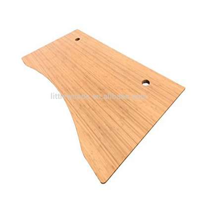 Electric Height adjustable desk top board bamboo