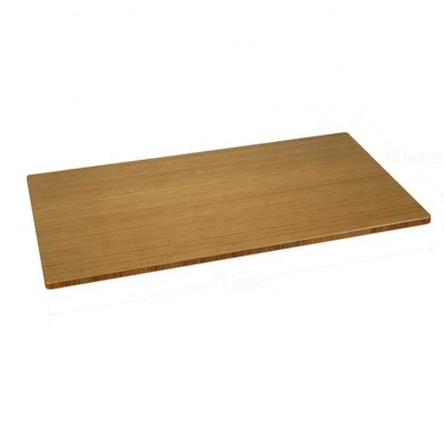 1" or 20mm thickness rectangle or curve Eco friendly dry erase UV cured solid bamboo table tops