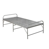 Simple design durable modular single steel folding bed for kids