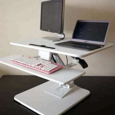 gas lift Adjustable Standing Desk Sit to stand converter