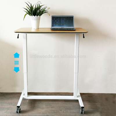 Pneumatic Adjustable Height Sit to Stand Up Desk