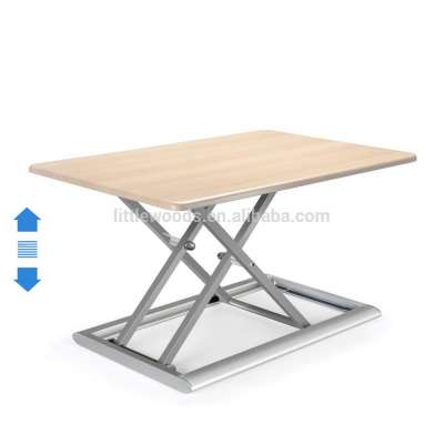 Ergonomic Gas Spring Height Adjustable Anti Fatigue Up And Down Position Workspace Standing Desk Converter