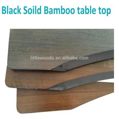 Beautiful Sustainable Eco-friendly Vertical black colour Ergonomic natural bamboo desk tabletop